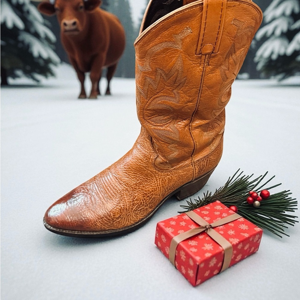 🔥 Dan Post Bullhide Cowboy Boots 11D USA Made – Christmas Special 🎁 - Picture 6 of 16
